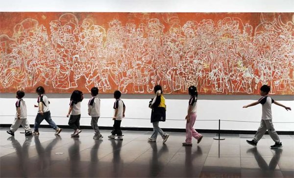 好牛 “兹山无尽——石虎最后十年重彩画展”亮相安徽省美术馆