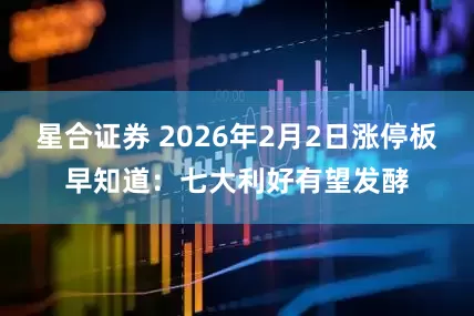 星合证券 2026年2月2日涨停板早知道：七大利好有望发酵
