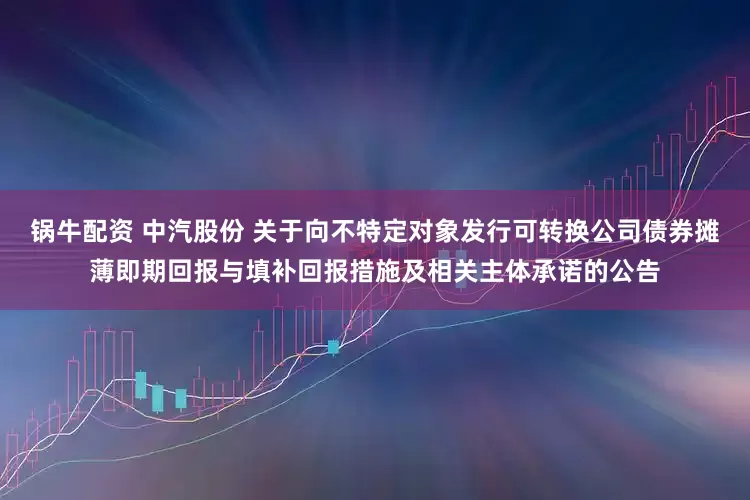 锅牛配资 中汽股份 关于向不特定对象发行可转换公司债券摊薄即期回报与填补回报措施及相关主体承诺的公告